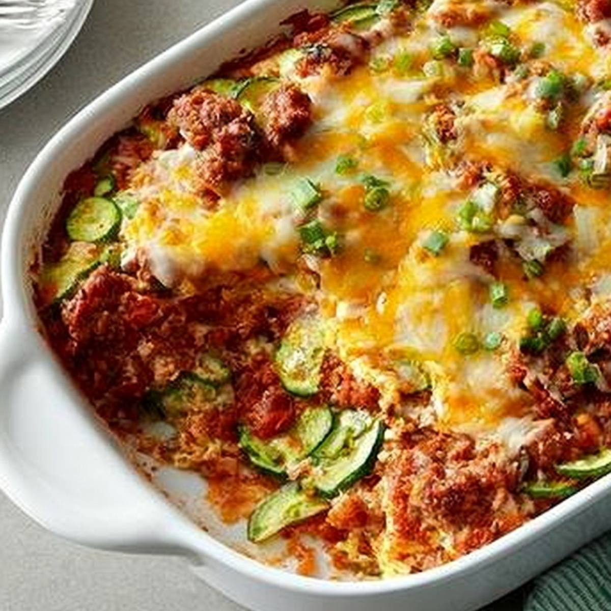 Zucchini Pizza Casserole