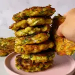 zucchini and onion fritters