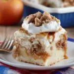Apple Caramel Poke Cake
