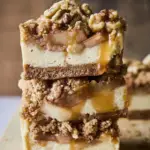 Apple Crumble Cheesecake Bars
