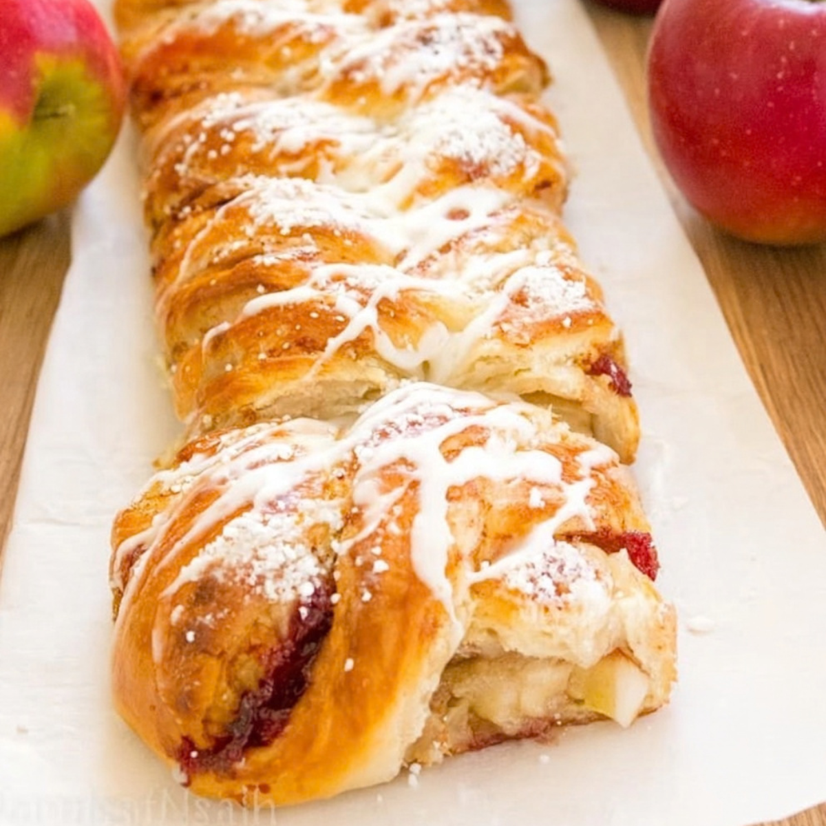 Apple Danish Braid