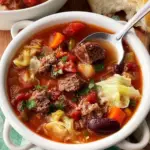 Cabbage and Beef Soup