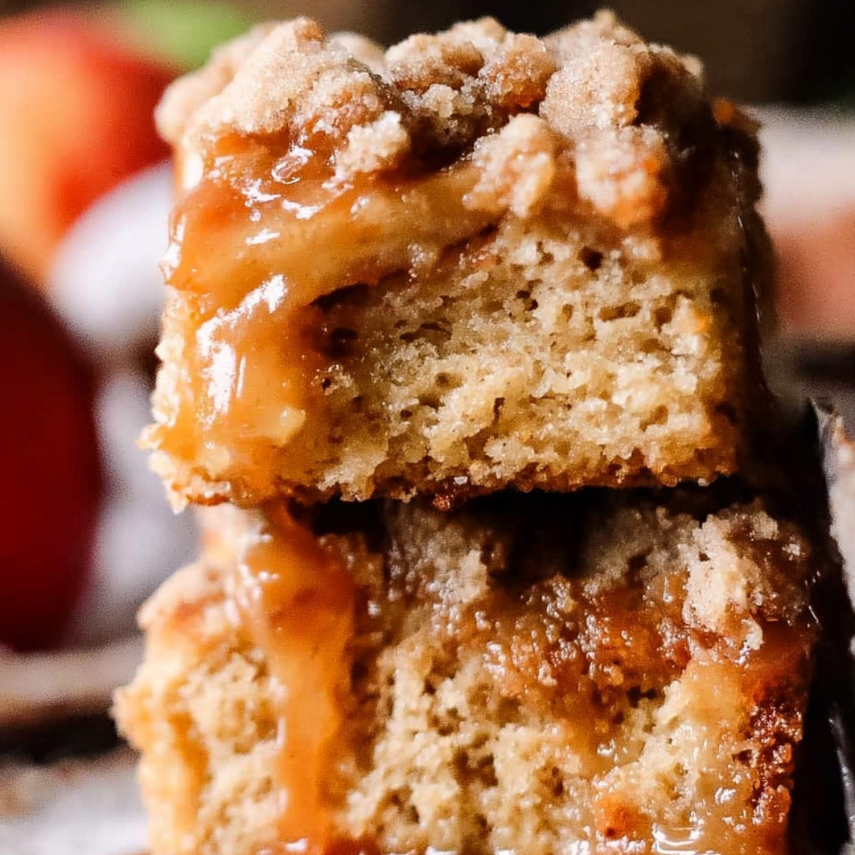 Caramel Apple Crumb Cake