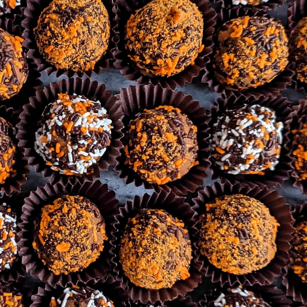 Chocolate Pumpkin Truffles