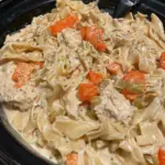 Crockpot Creamy Chicken and Noodles