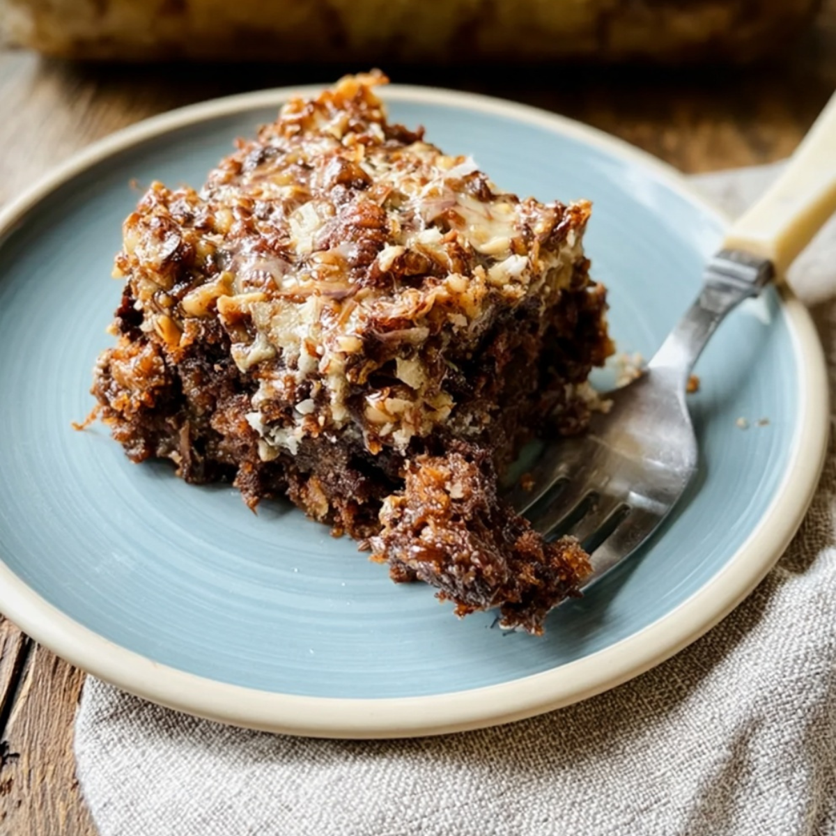 German Chocolate Dump Cake
