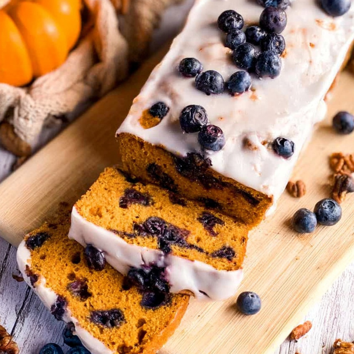Pumpkin Blueberry Bread