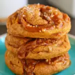 Pumpkin Caramel Cookies