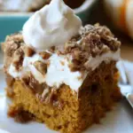 Pumpkin Caramel Poke Cake