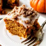 Pumpkin Coffee Cake with Crumb Topping