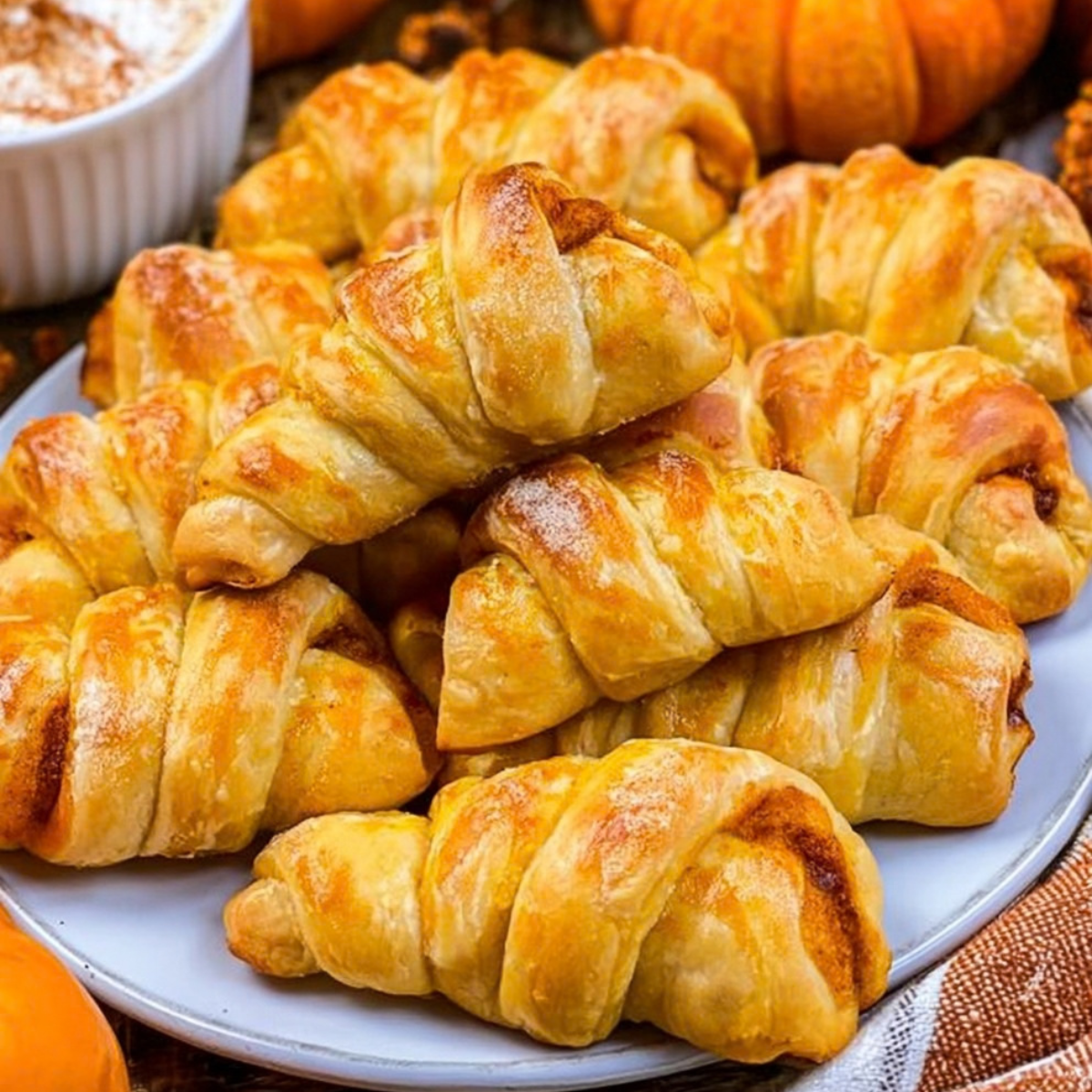 Pumpkin Crescent Rolls
