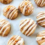 Pumpkin Toffee Cookies with Browned Butter Glaze