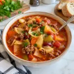 Slow Cooker Cabbage Soup with Hamburger