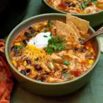 Slow Cooker Chicken Tortilla Soup
