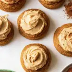 Soft Pumpkin Cookies with Espresso Frosting