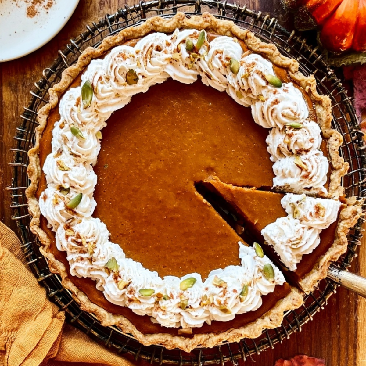 Spiced Pumpkin Tart