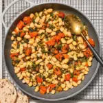 White Bean Skillet with Speedy Herb Sauce