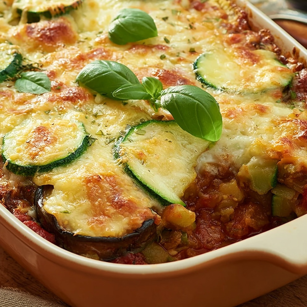 Zucchini and Eggplant Moussaka