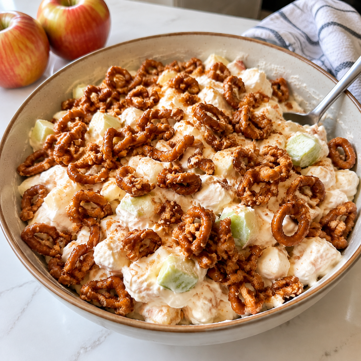 caramel apple crackle salad