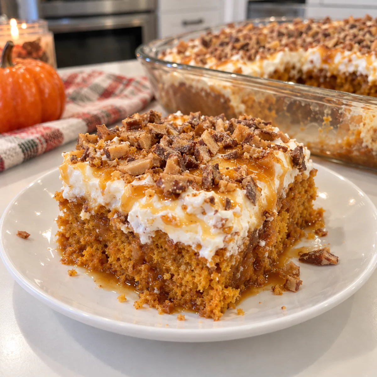 Better Than Sex Pumpkin Cake