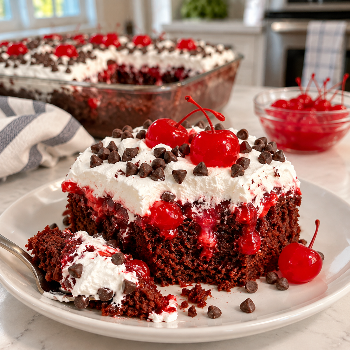 Black Forest Poke Cake