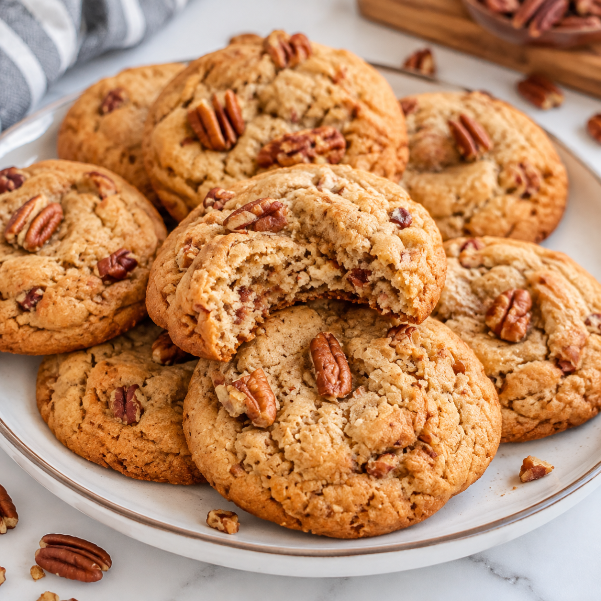 Brown Butter Pecan Cookies