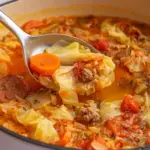 Cabbage and Sausage Soup