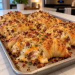 Chicken Bacon Ranch Crescent Rolls