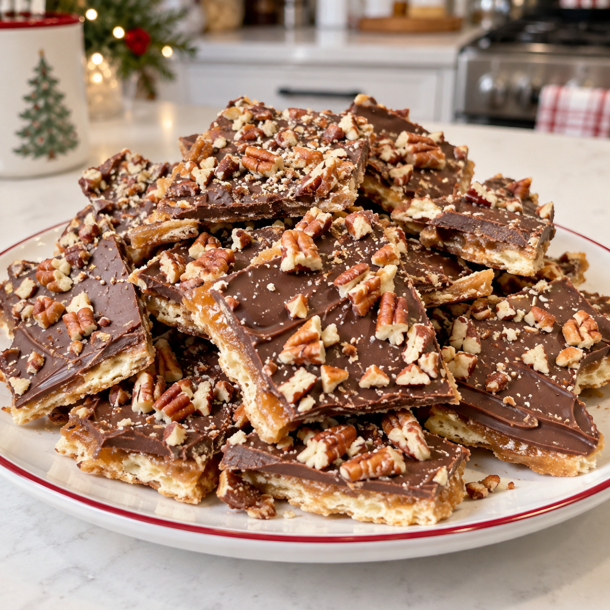 Christmas Crack Saltine Toffee