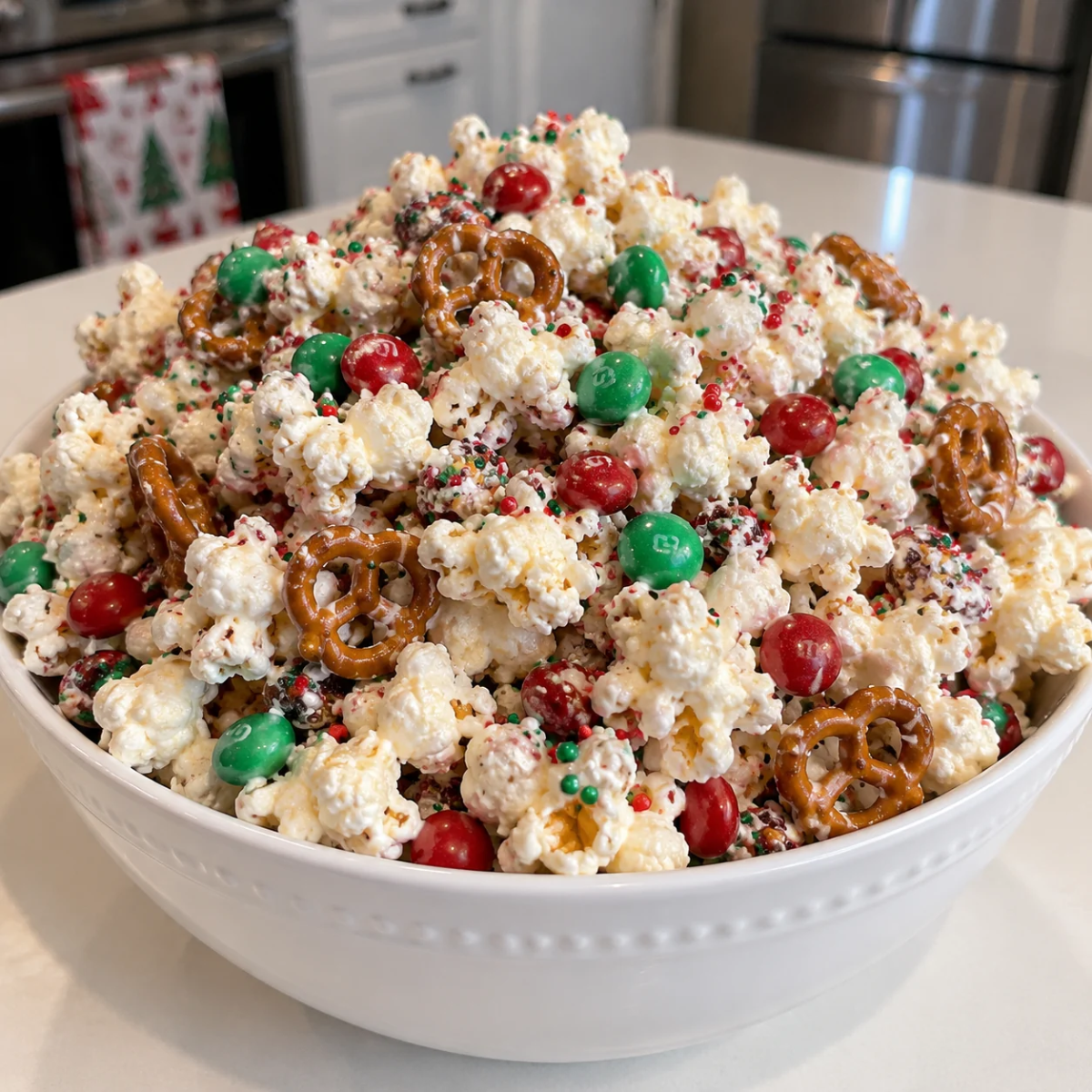 Christmas Crunch Popcorn