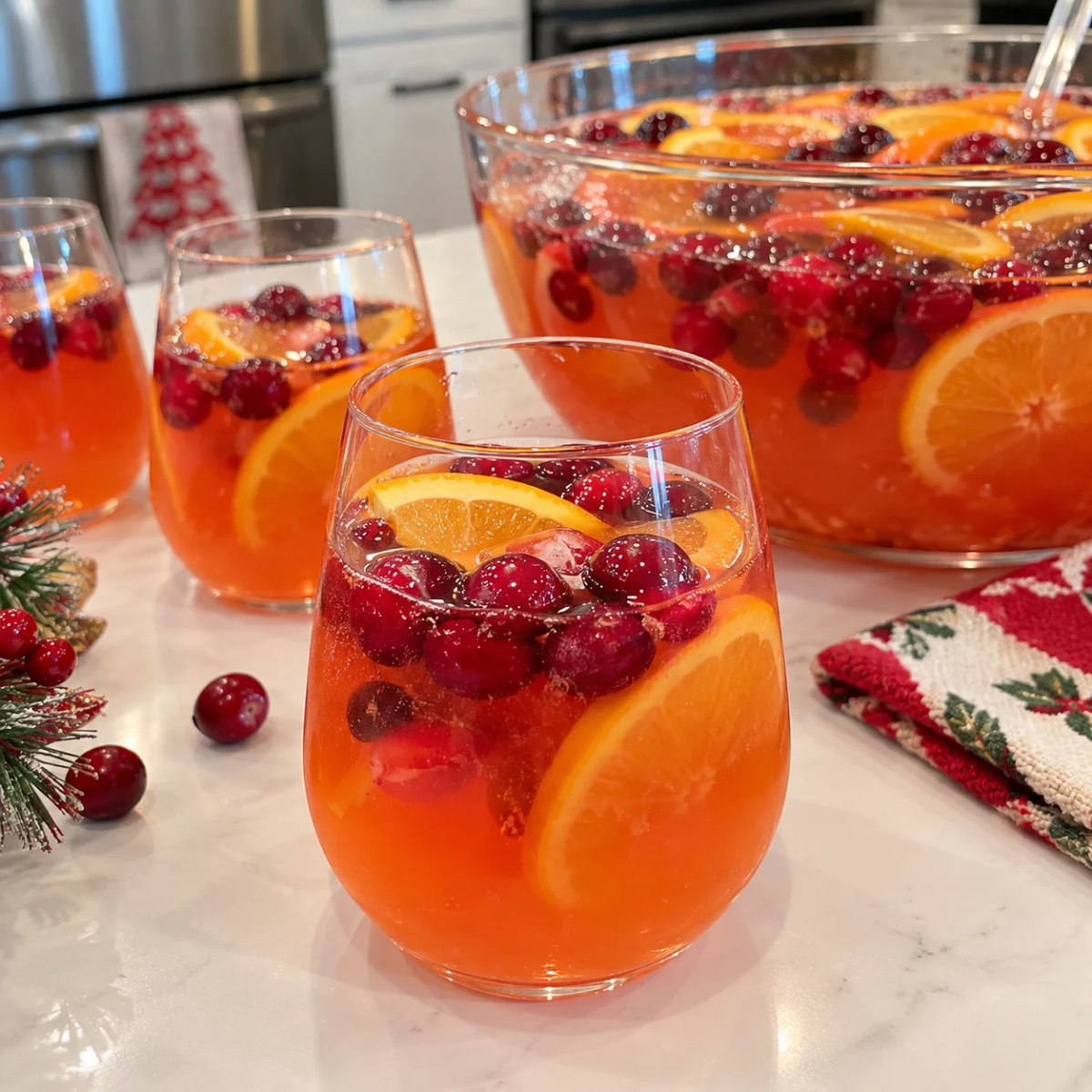 Christmas Mimosa Punch