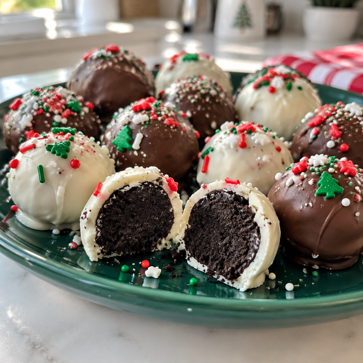 Christmas Oreo Balls