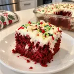 Christmas Red Velvet Poke Cake