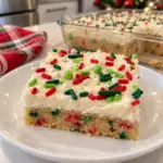 Christmas Sugar Cookie Bars