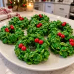 Christmas Wreath Cookies