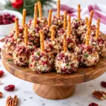 Cranberry Pecan Cheese Ball Bites