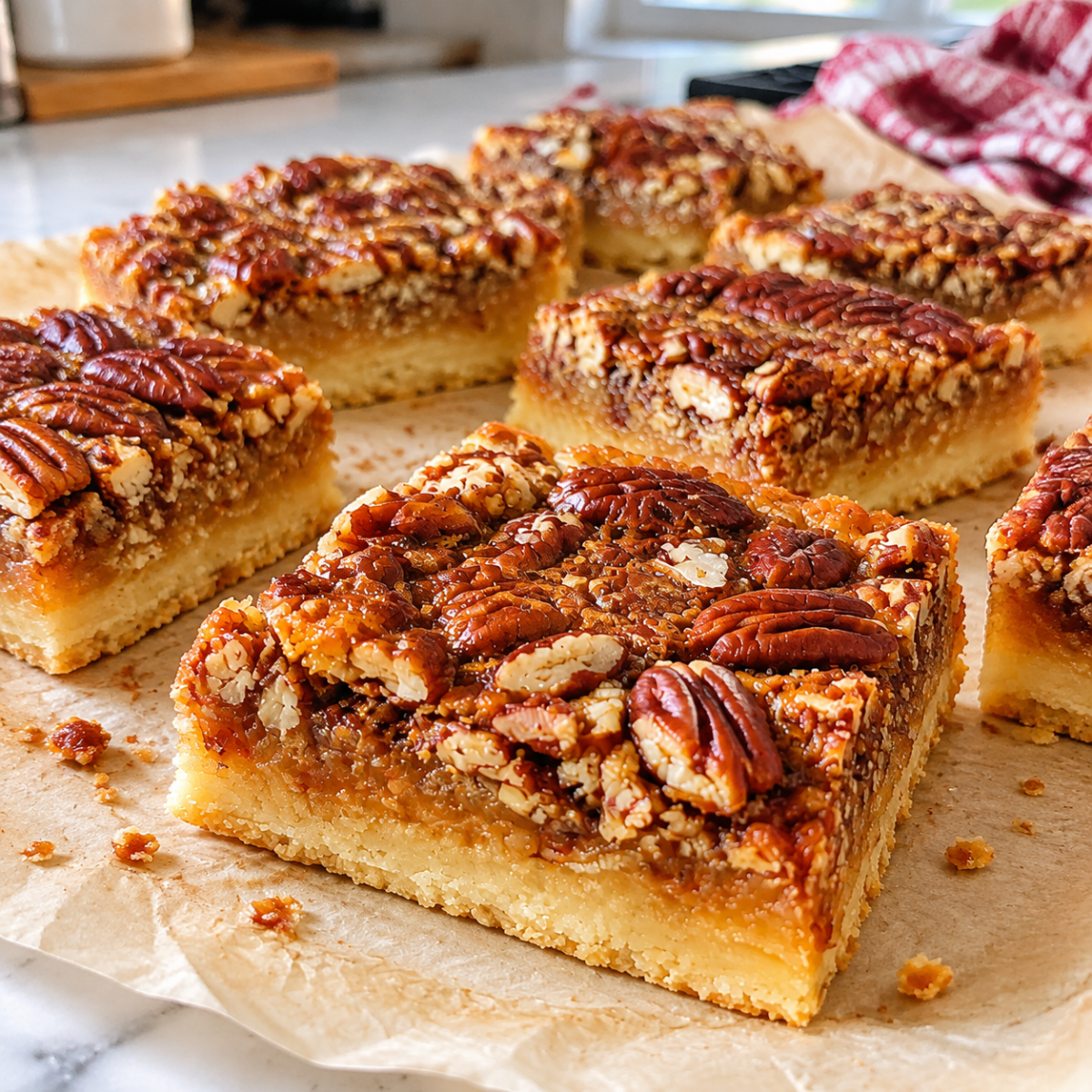 Easy Pecan Pie Bars