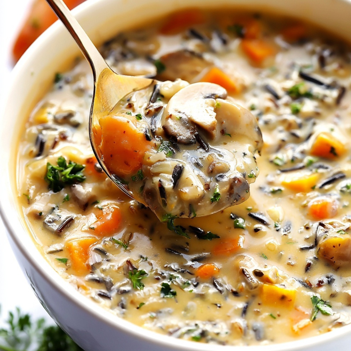 Fall Harvest Wild Rice Soup