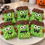 Frankenstein Rice Krispies Treats