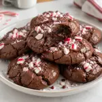 Fudgy Peppermint Brownie Cookies