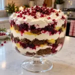 Gingerbread Trifle with Lemon Curd