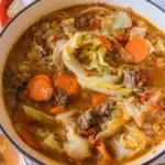 Ground Beef and Cabbage Soup