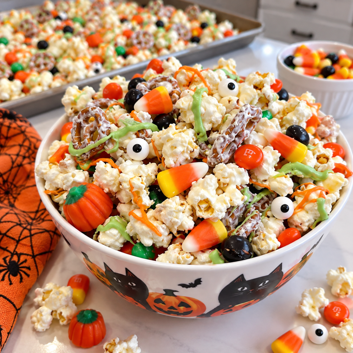Halloween Popcorn Mix Recipe