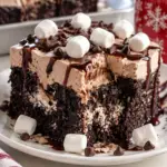 Hot Chocolate Poke Cake