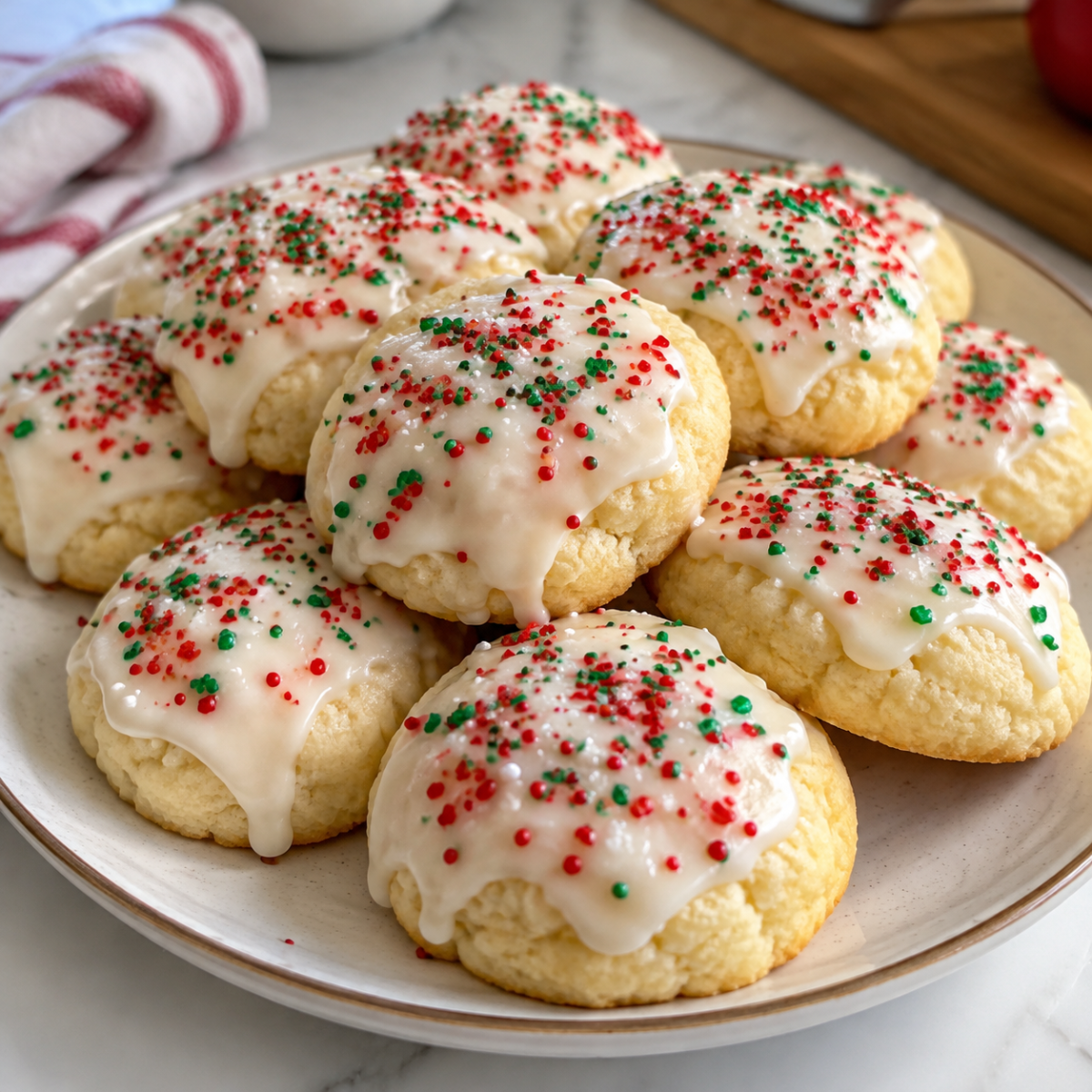 Italian Ricotta Christmas Cookies