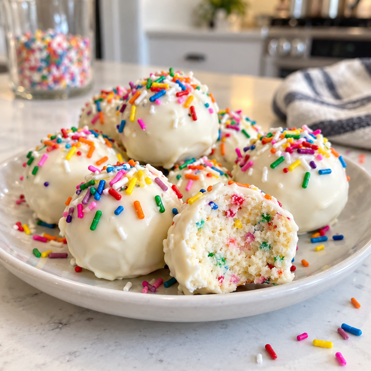 NO-BAKE CHEESECAKE BALLS