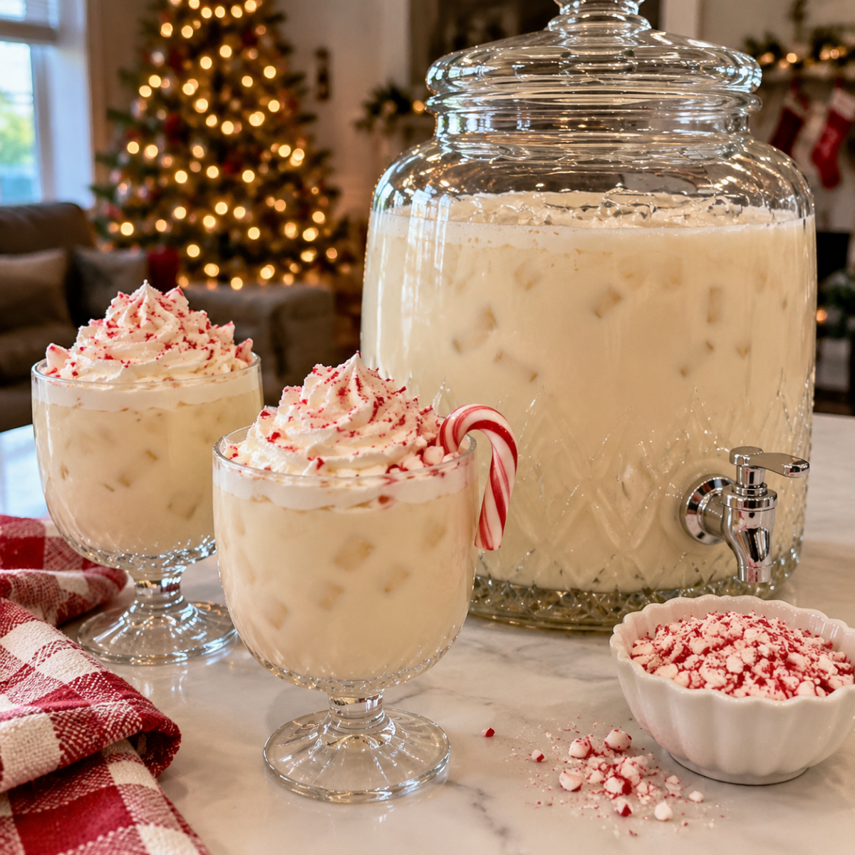 North Pole White Chocolate Rumchata Punch