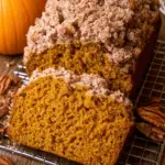 Pecan Streusel Pumpkin Bread