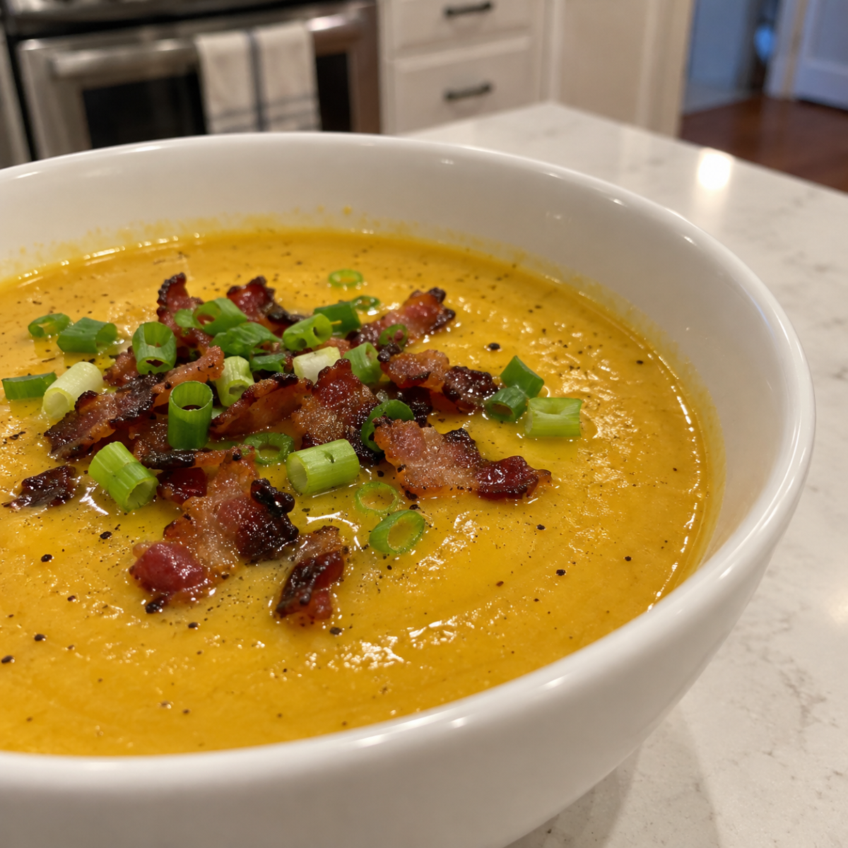 Roasted Acorn Squash Soup