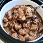 Slow Cooker Beef Tips with Gravy